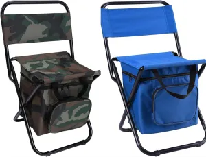 LEADALLWAY Fishing Chair with Cooler Bag Set