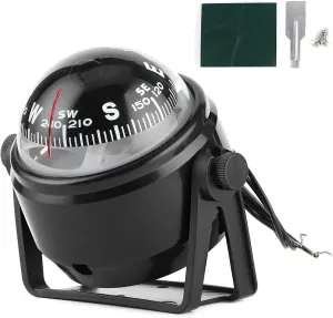 LED Sea Marine Electronic Digital with Bright LED Lights for Boat Yacht Ship Navigation ABS Material 103g Weight
