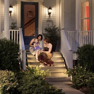 LED Solar Step Lights for Outdoor Stair - Triangle Solar Deck Light for Garden, Patio, Yard, Porch and  Front Door