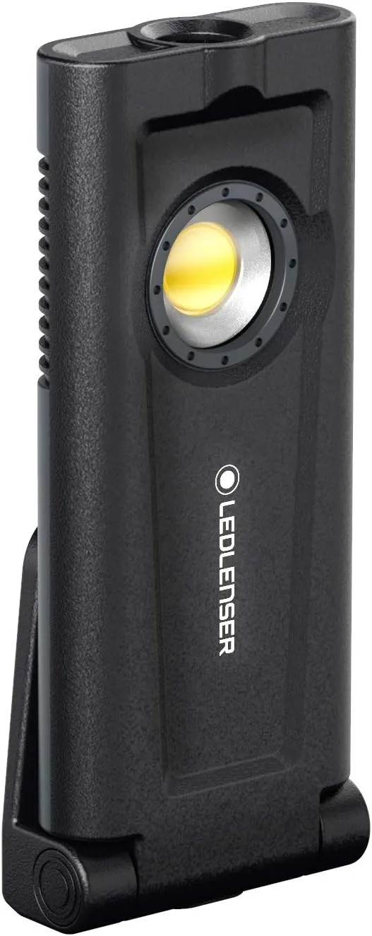 Ledlenser, iF2R Rechargeable High Power LED Professional Light, Compact, 200 Lumens, Mini Work Light with Floodlight and Spotlight