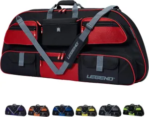 LEGEND Apollo Soft Bow Case - Compound Bow Case with Multiple Storage & Foam Padding, Lightweight Bow and Arrow Case for Archery Accessories, Bow Bag with Arrow Tube Pocket - 40" & 44"