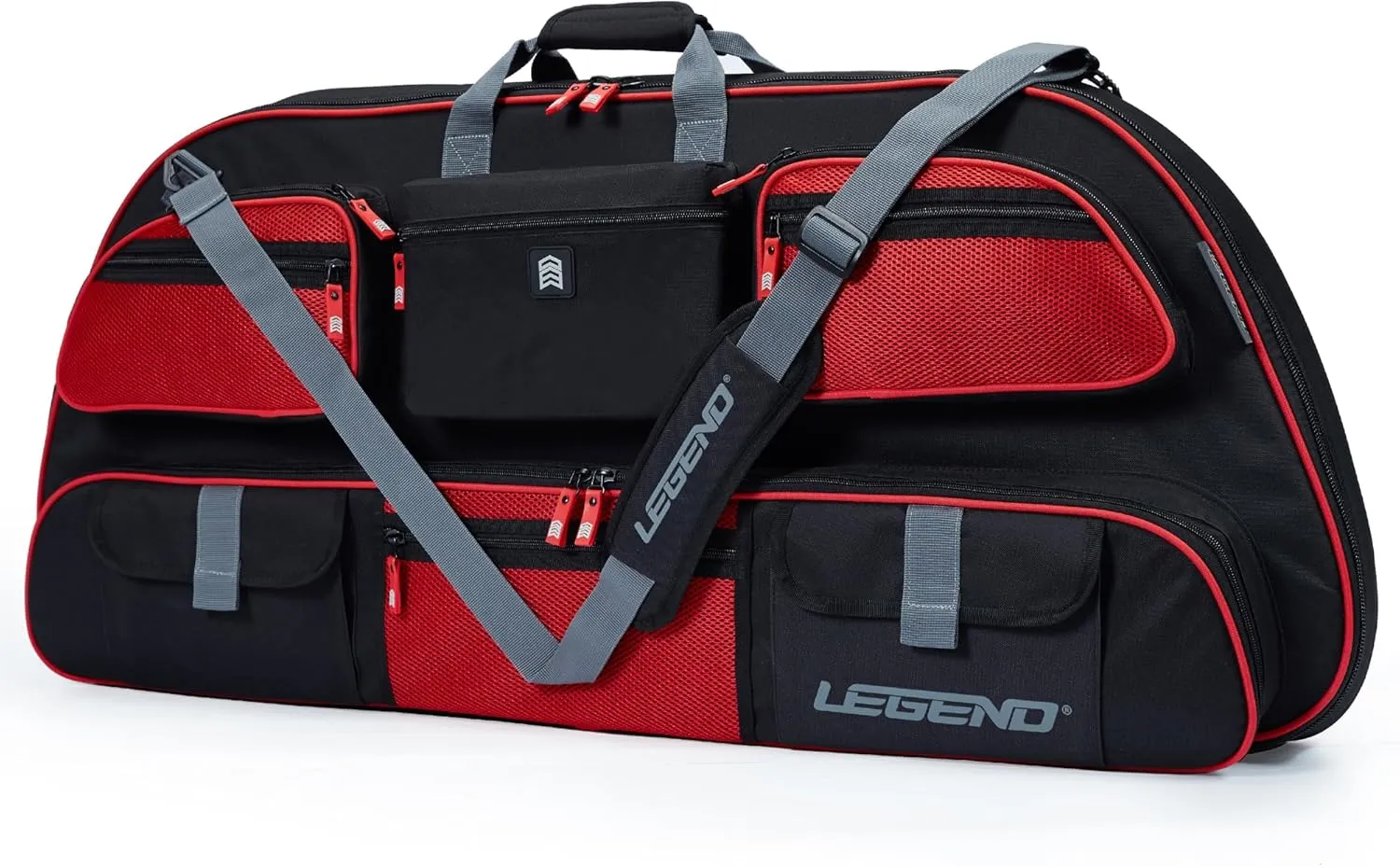 LEGEND Apollo Soft Bow Case - Compound Bow Case with Multiple Storage & Foam Padding, Lightweight Bow and Arrow Case for Archery Accessories, Bow Bag with Arrow Tube Pocket - 40" & 44"