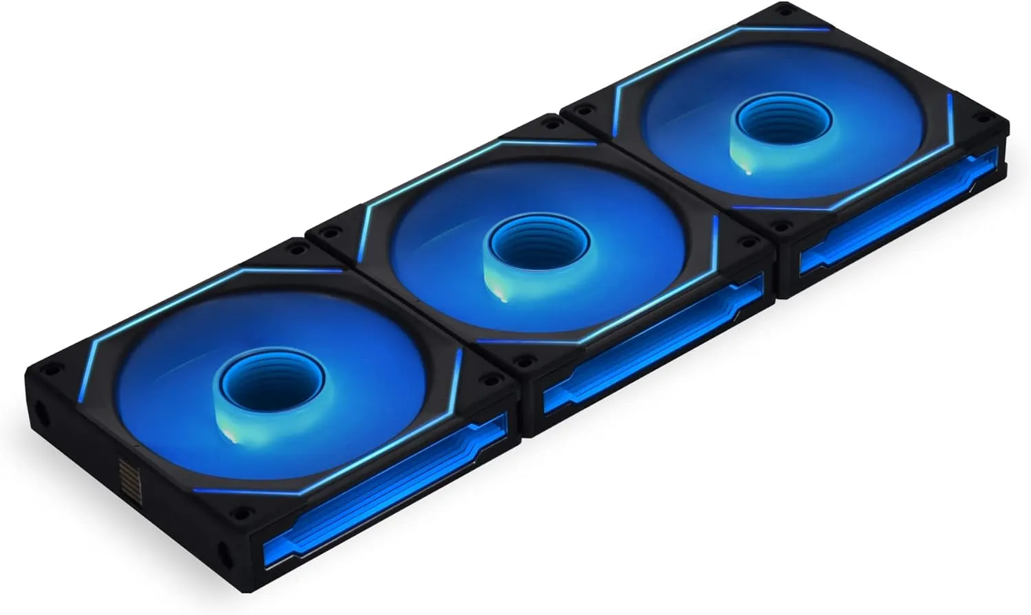 Lian Li UNI Fan SL-Infinity 120 RGB Triple Pack with Controller and 140 Black/Reverse Blade Single Fan