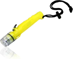Lite LED Flashlight - 150 Lumens Underwater Dive Light - Waterproof Torch Light for Outdoor Activities - Scuba Gear, Technical, Cave, Hunting, Camping Accessories (Fluorescent Yellow)