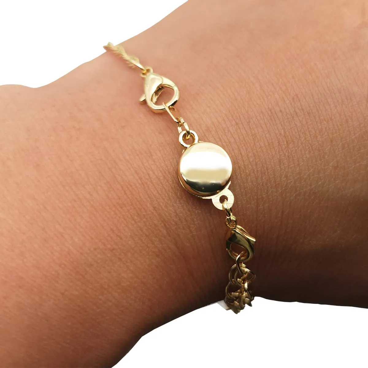 Locking Light Magnetic Jewelry Clasps for Necklace and Bracelet