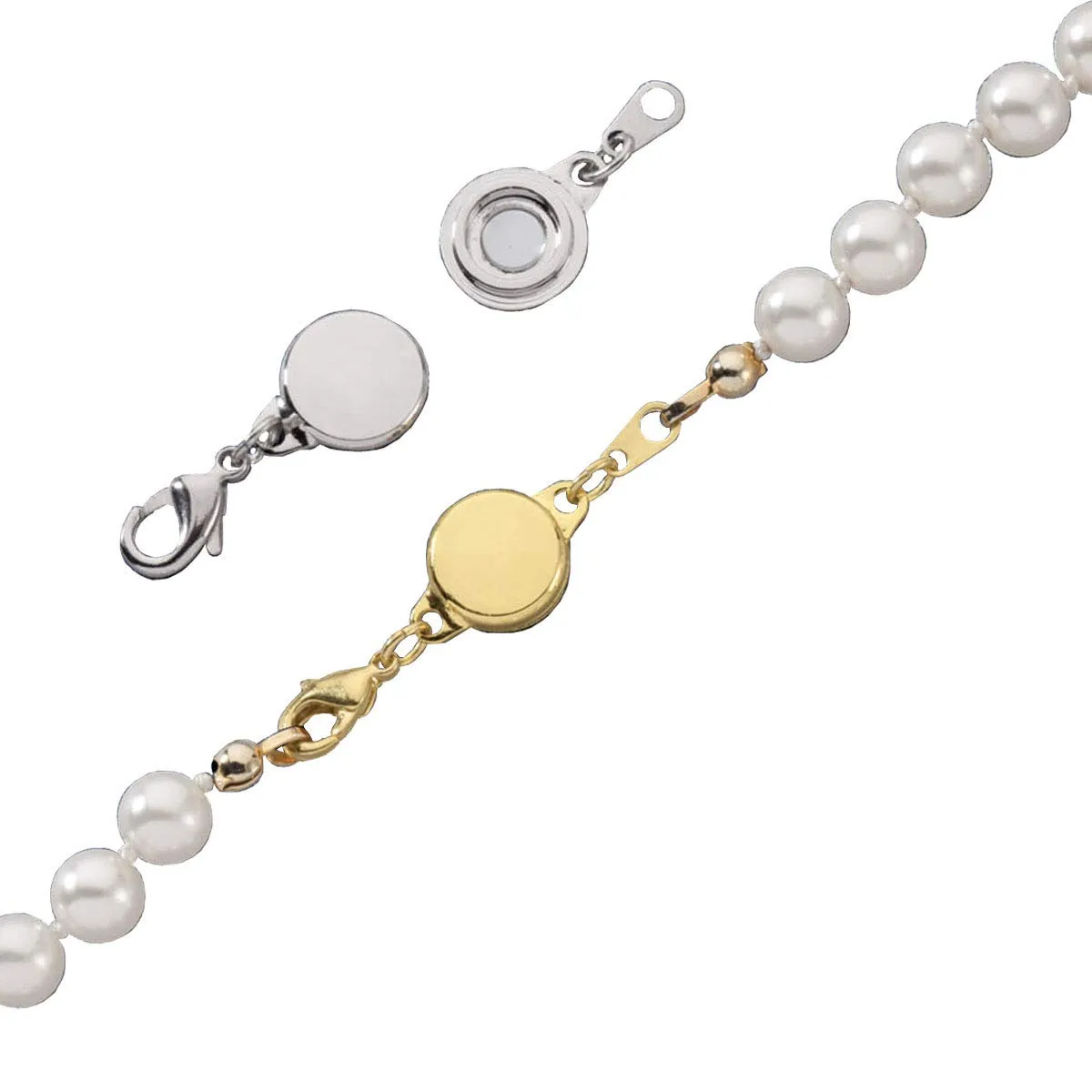 Locking Light Magnetic Jewelry Clasps for Necklace and Bracelet