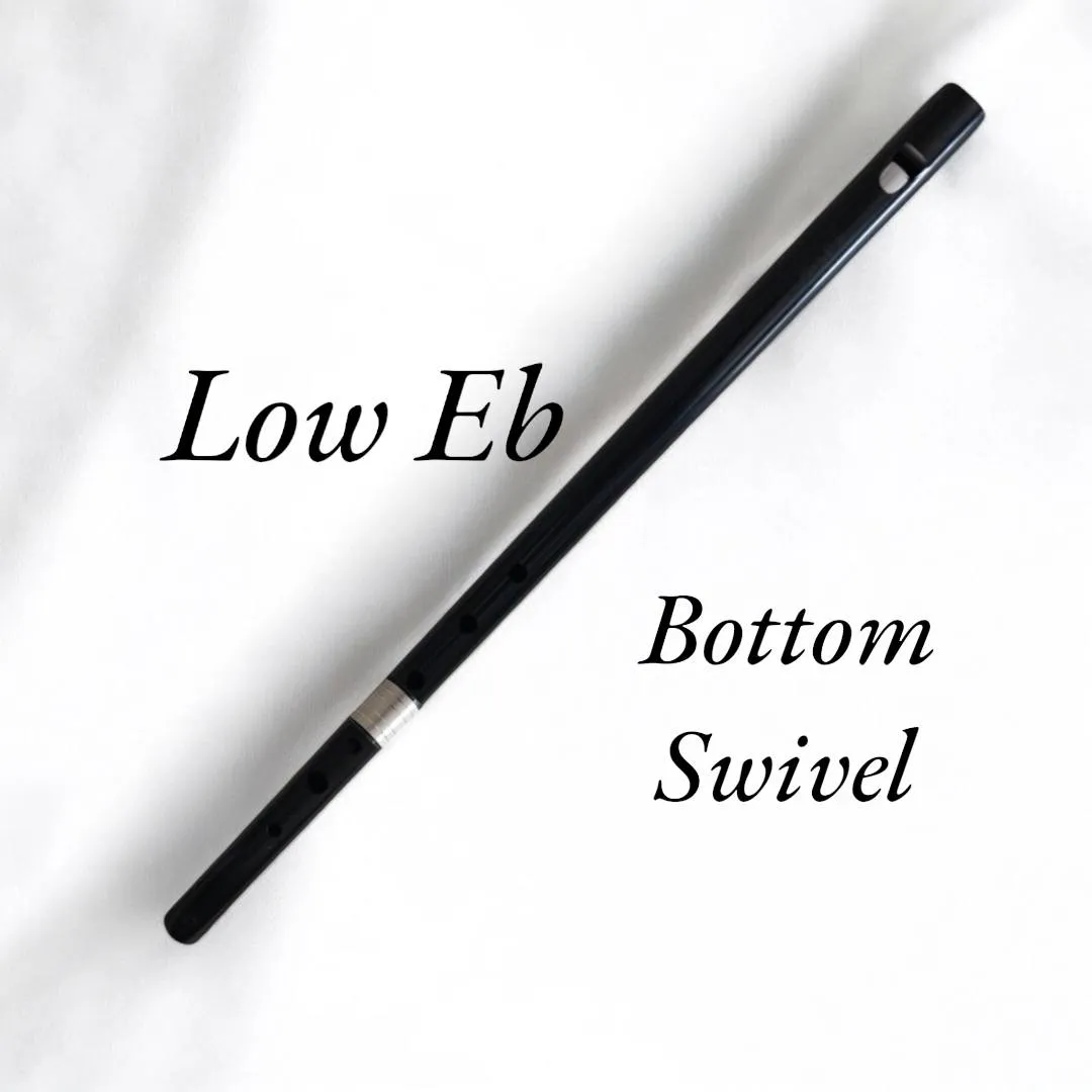 Low Eb Whistle with Bottom Swivel – Rich Sound & Custom Fit