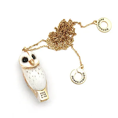 Lucky Barn Owl Whistle Necklace