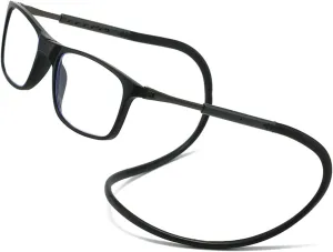 Magnetic Blue Light Blocking Reading Glasses, Bridge Front Connect Reading Glasses, Reading Adjustable for Men&Women