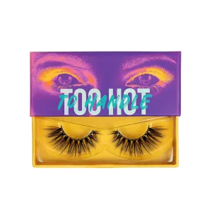 Magnetic Eyelashes with 12 Magnets – Premium Faux Mink Lashes | Reusable 50x | Universal Fit | Vegan & Cruelty-Free | Natural Look – 1 Pair (Too Flawless)