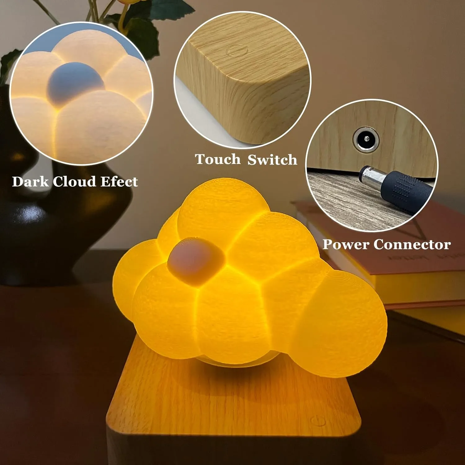 Magnetic Floating Cloud LED Light Desk Lamp