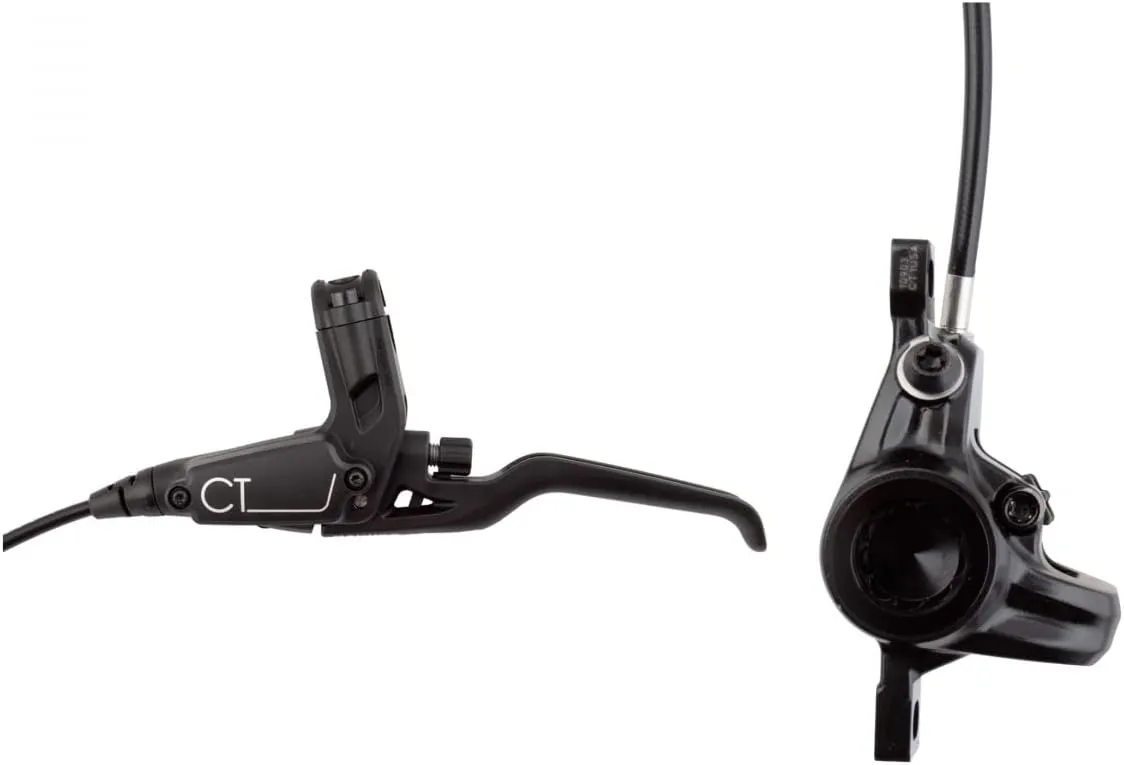 Magura MT C4 Disc Brake and Lever - Front, Hydraulic, 2-Piston, Post Mount, Black
