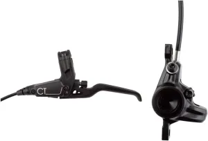 Magura MT C4 Disc Brake and Lever - Front, Hydraulic, 2-Piston, Post Mount, Black