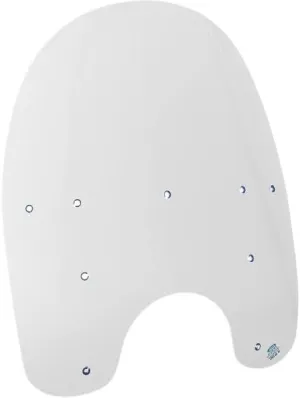Memphis Shades MEP6130 Clear Windshield (Replacement Plastic For Harley-Davidson 15" Replacement Shield Fx/R/D/L)