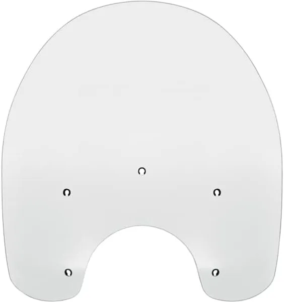 Memphis Shades MEP6170 Clear Windshield (Replacement Plastic For Harley-Davidson 15" Rep.Shield Fls Nostalgic)