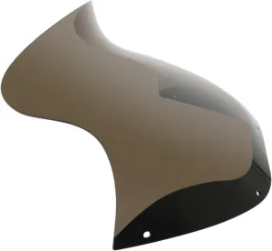 Memphis Shades MEP85701 Smoke Windshield (Spoiler Replacement For Oem Fairings Shield Fltr Road Glide 2004-2013 10")