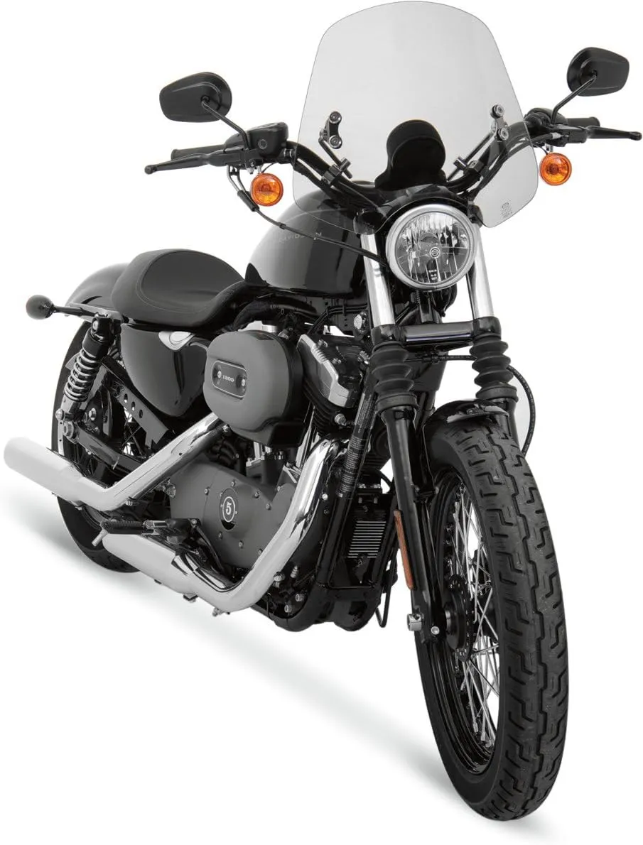 Memphis Shades The Shooter Windshield with Handlebar Mounting Kit (Solar)