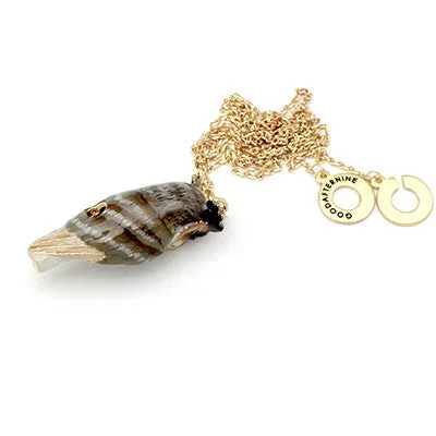 Merry Great Horned Owl Whistle Necklace