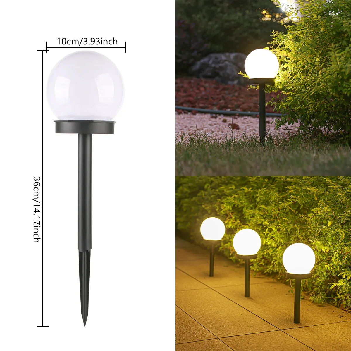 Modern Solar Lawn Lights - Energy-Saving LED Outdoor Landscape Lamp for Garden, Camping