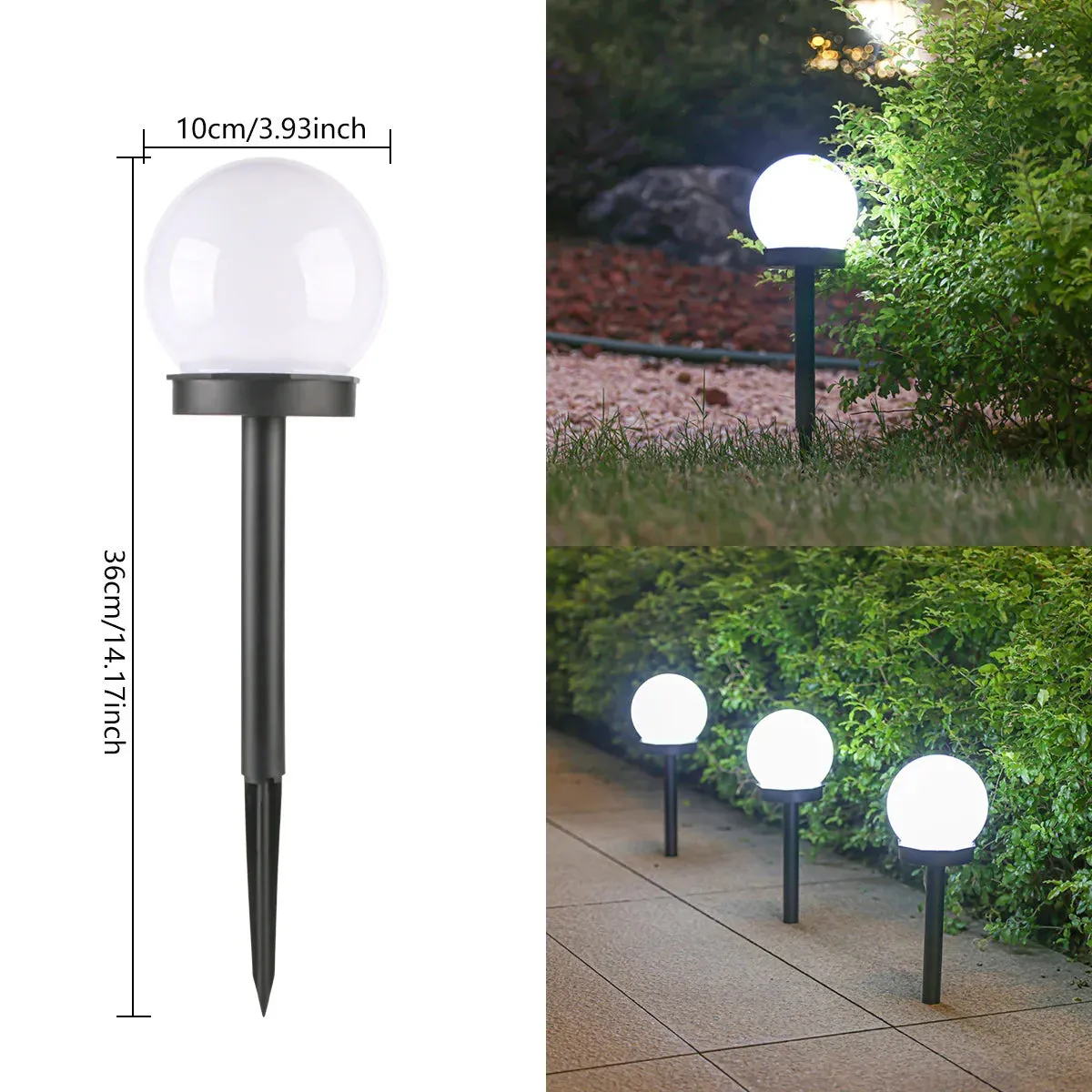 Modern Solar Lawn Lights - Energy-Saving LED Outdoor Landscape Lamp for Garden, Camping