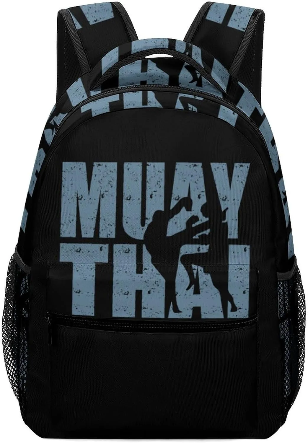 Muay Thai Box Travel Backpack Lightweight Shoulders Bag Laptop Daypack for Work Office