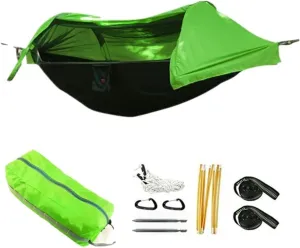 Multi-Functional Insect net Waterproof Windproof Ultralight Parachute Hammock Aerial Tent Portable Outdoor Camping 270x140cm