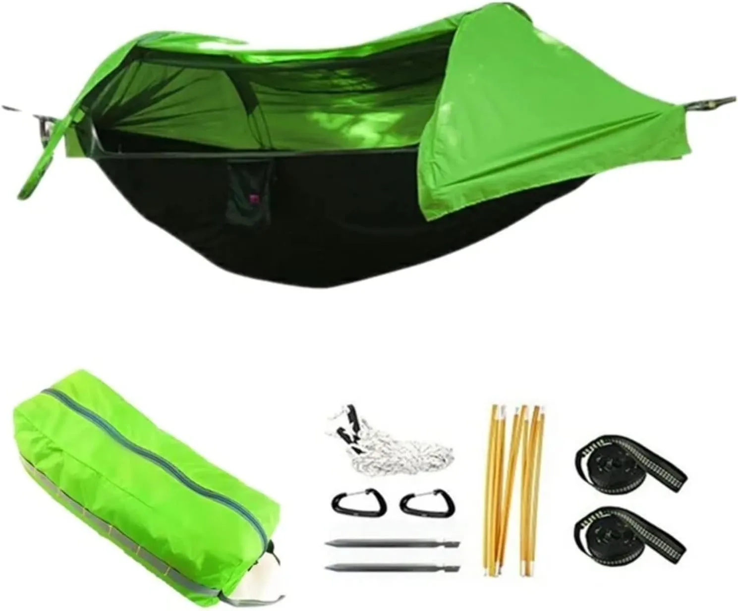 Multi-Functional Insect net Waterproof Windproof Ultralight Parachute Hammock Aerial Tent Portable Outdoor Camping 270x140cm