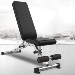 Multifunction Foldable Dumbbell Bench Sit-ups Incline Decline Dumbbell Fitness Stool for Strength Training Adjustable Weight Bench for Full Body Workout