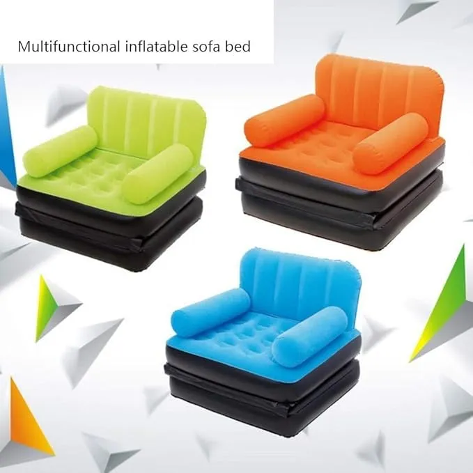 Multifunction Inflatable Sofa Bed | Air Lounger Sofa Chair | Soft, Comfortable & Foldable for Indoor & Outdoor Use