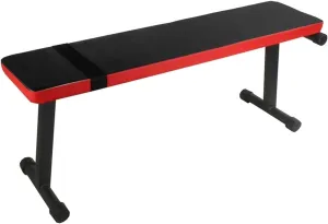 Multifunctional Fitness Equipment Dumbbell Bench Supine Board Home Gym Folding Bodybuilding Bench for Bench Press Foldable Sit Up Bench (Color : Red Black)