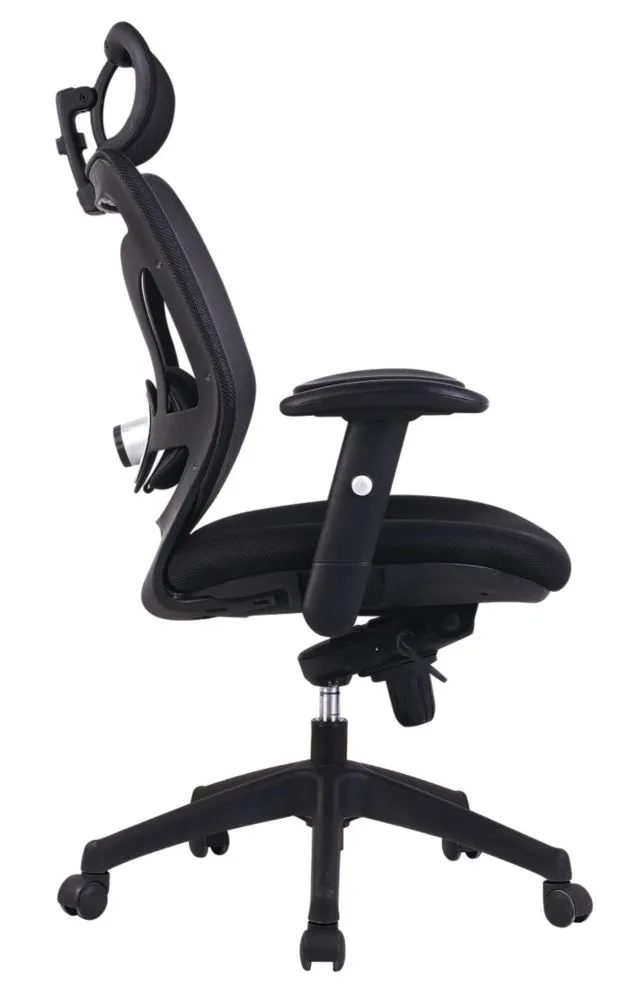 Nautilus Designs Newton High Back Executive Chair Black