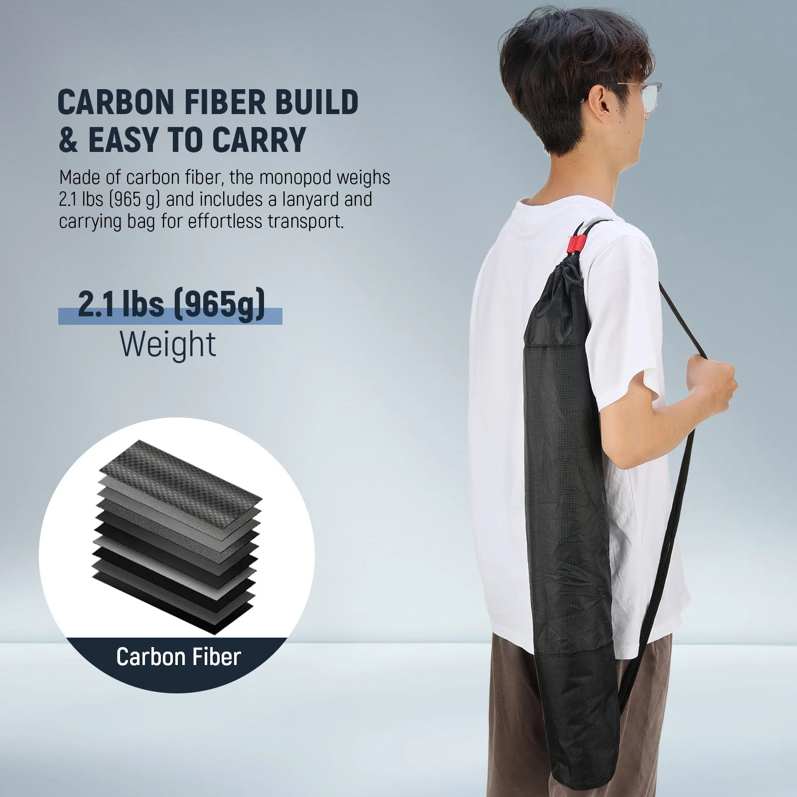 NEEWER TP71 71.6" 182cm Pro Camera Monopod