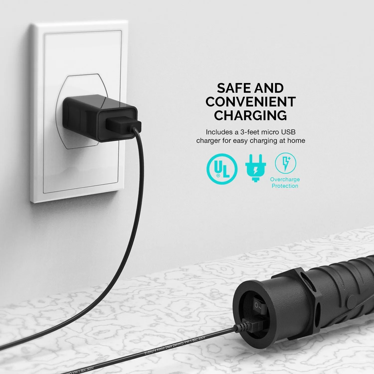 NEIKO 40339A Cordless COB LED Work Light with Rechargeable 4,400-mAh Li-ion Battery, Up to 11.5 Hours of Run Time, and Max Brightness of 1000 Lumens, Black