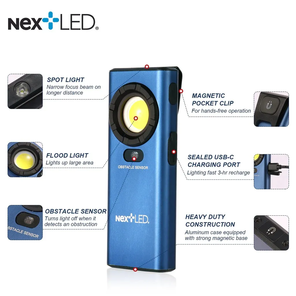NextLED Pocket Task Light with Obstacle Sensor