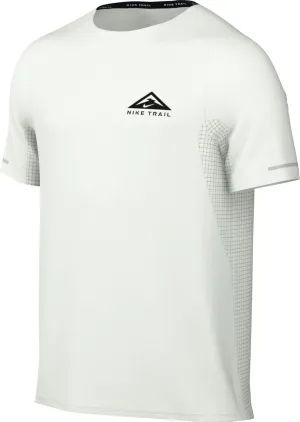 Nike Trail Solar Chase Men's Dri-FIT Short-Sleeve Running Top (Summit White/Black, DV9305-121) Size Medium