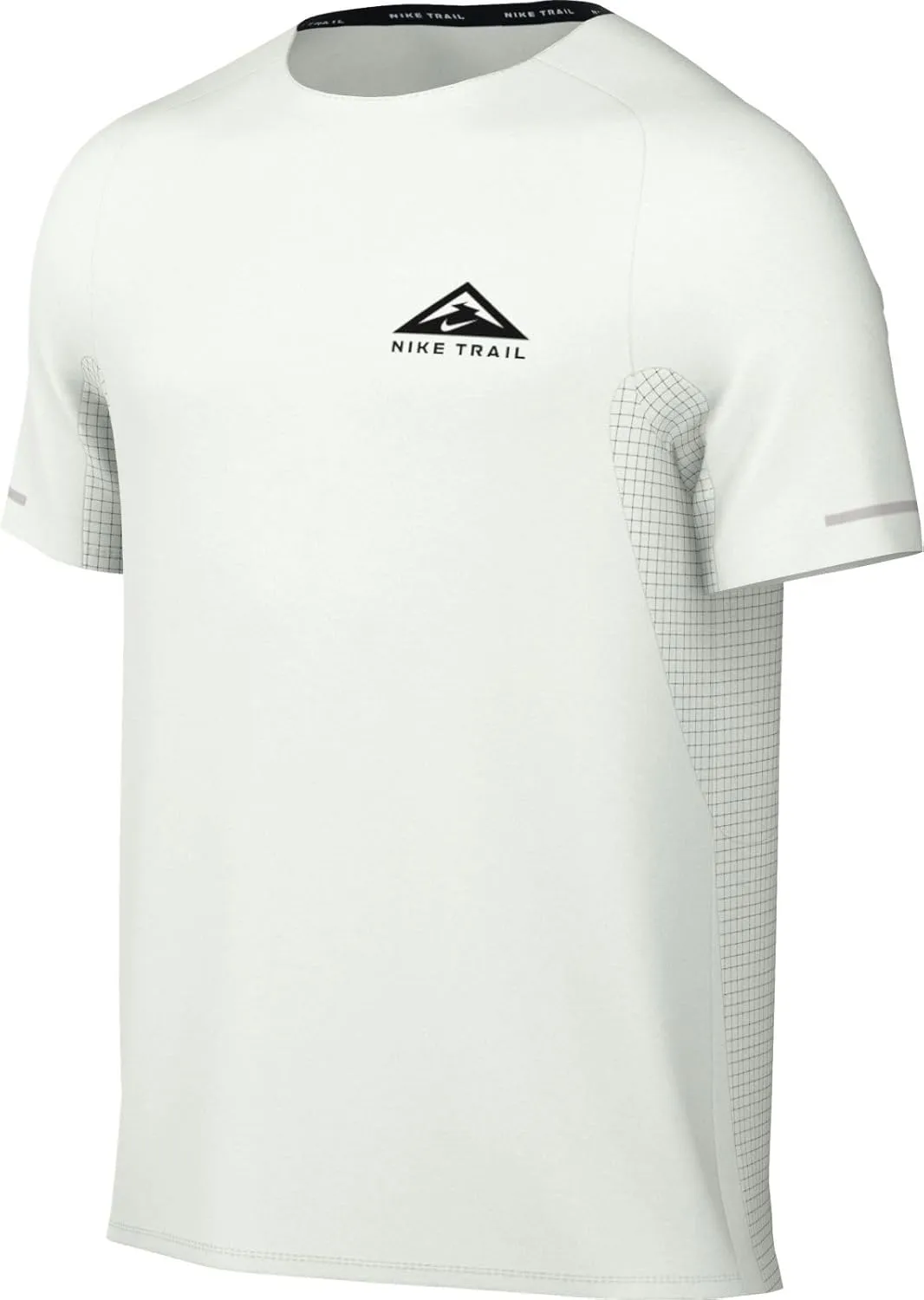 Nike Trail Solar Chase Men's Dri-FIT Short-Sleeve Running Top (Summit White/Black, DV9305-121) Size X-Large