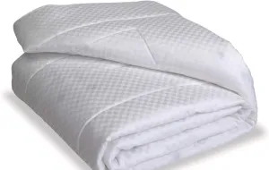 Nikken 1 Thinner Queen/Full White Comforter 1268 - Deeper Sleep, Less Pain, More Flexibility, Temperature Regulating, Hypoallergenic, Hotel Quality Duvet Insert, Weighted Blanket Throw Quilt