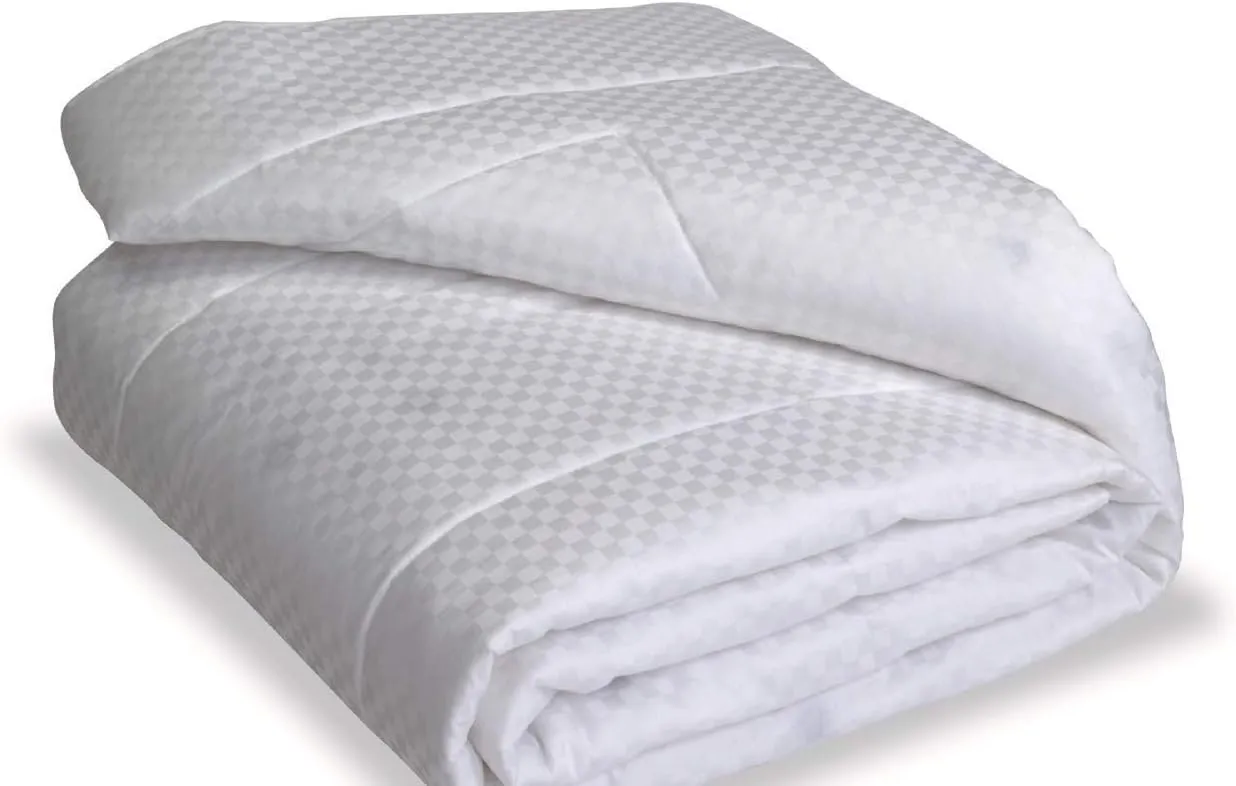 Nikken 1 Thinner Queen/Full White Comforter 1268 - Deeper Sleep, Less Pain, More Flexibility, Temperature Regulating, Hypoallergenic, Hotel Quality Duvet Insert, Weighted Blanket Throw Quilt