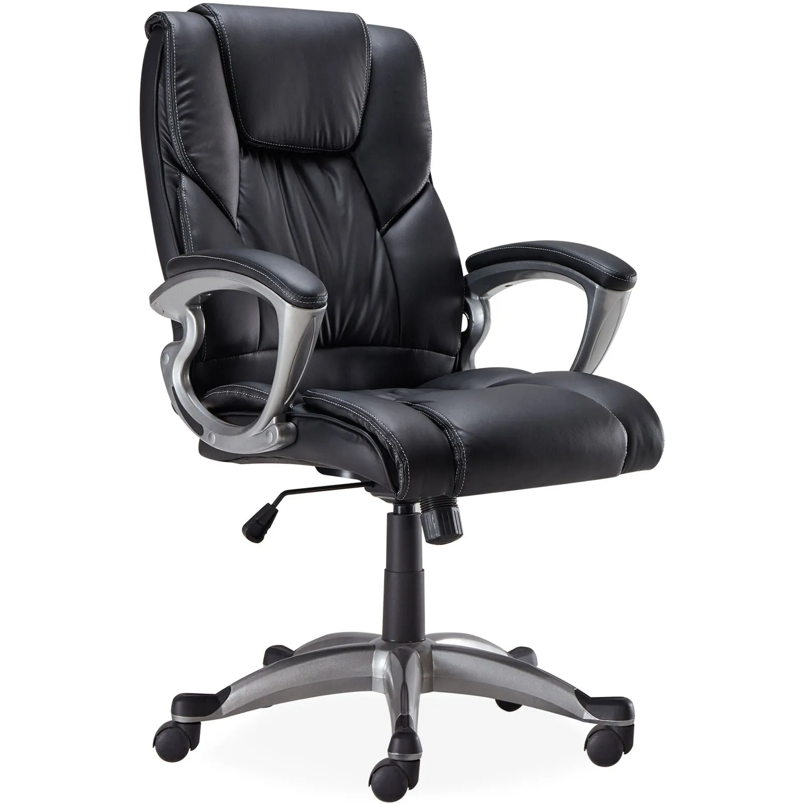 Office Desk Chair - Ergonomic High Back Executive Chair - Black