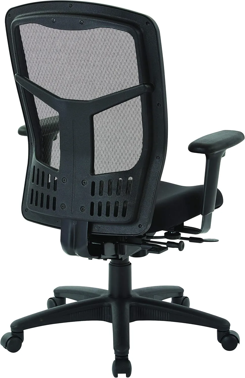 Office Star ProGrid High Back Manager's with Adjustable Seat Height, 2-to-1 Synchro Tilt Control and Seat Slider, Coal FreeFlex Fabric