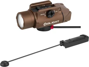 OLIGHT PL-3R Valkyrie Rechargeable Tactical Light, 1500 Lumens Rail-Mounted Weaponlight Bundled with SRPL-7 Magnetic Remote Pressure Switch for PL-3R Valkyrie