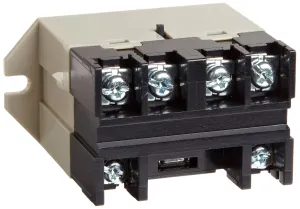 Omron G7L-2A-BUBJ-CB-DC24 General Purpose Relay With Test Button, Class B Insulation, Screw Terminal, Upper Bracket Mounting, Double Pole Single Throw