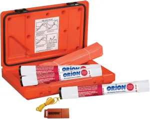 Orion 234 Locator Plus 3 Signal Kit with Whistle & Flag in Floating Case