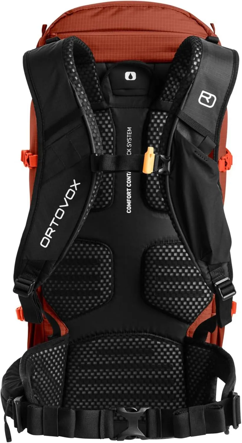 Ortovox Traverse 30L Alpine Climbing Backpack for Men & Women - Hot Orange - 30 Liter
