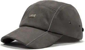 Outdoor Adventure Baseball Cap with Reflective Strip, Survival Whistle, Compass, and Serrate Structured Design for Men and Women Brown