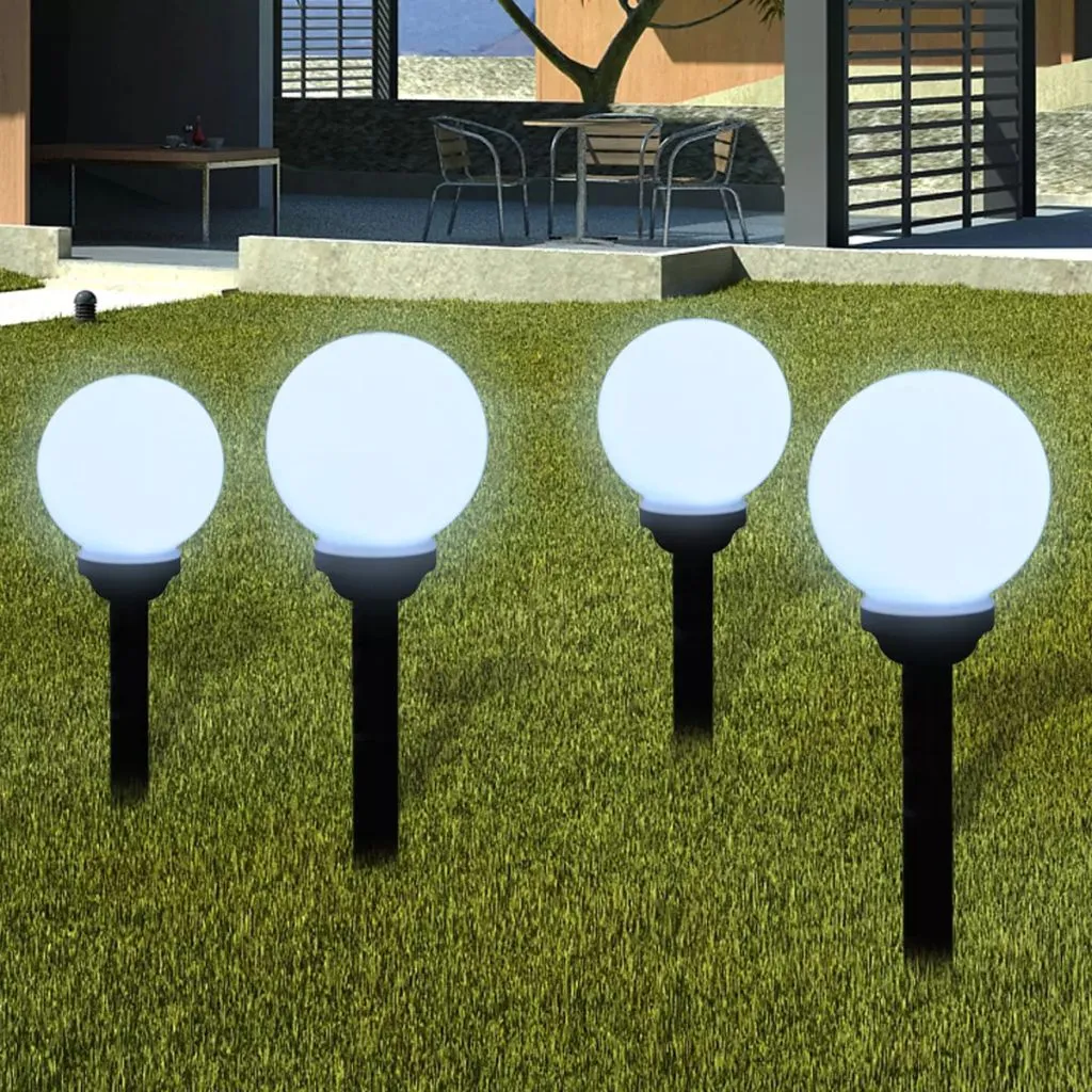 Outdoor Pathway Light Patio LED Solar Walkway Light with Ground Spike