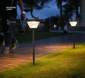 Outdoor Solar Pathway Lights Lawn Light Pillar Light