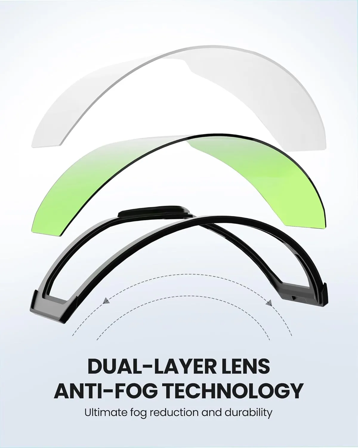 OutdoorMaster Falcon Ski Goggles Lens by ZEISS, OTG Snowboard Goggles Anti-fog, Magnetic Interchangeable Lens, Snow Goggles