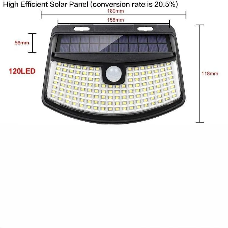 Pack 4 Solar Lights  – Motion Sensor and Waterproof