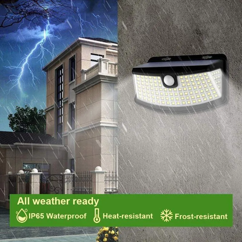 Pack 4 Solar Lights  – Motion Sensor and Waterproof